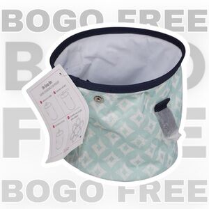 NWT Thirty-one BOGO FREE SALE Oh Snap Bin in Light Blue Sparkling Squares